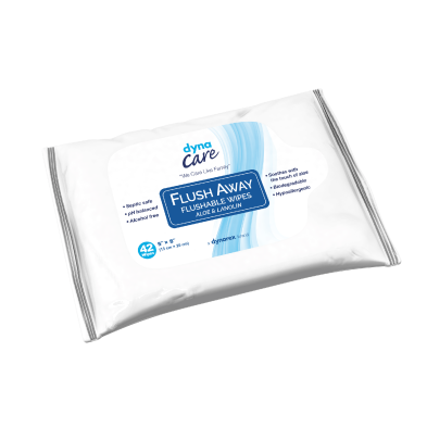 Dynarex® Flush Away Junior Wipes